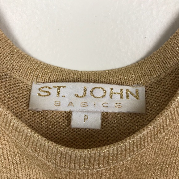 St. John Gold Shimmer Tank - Picture 4 of 4